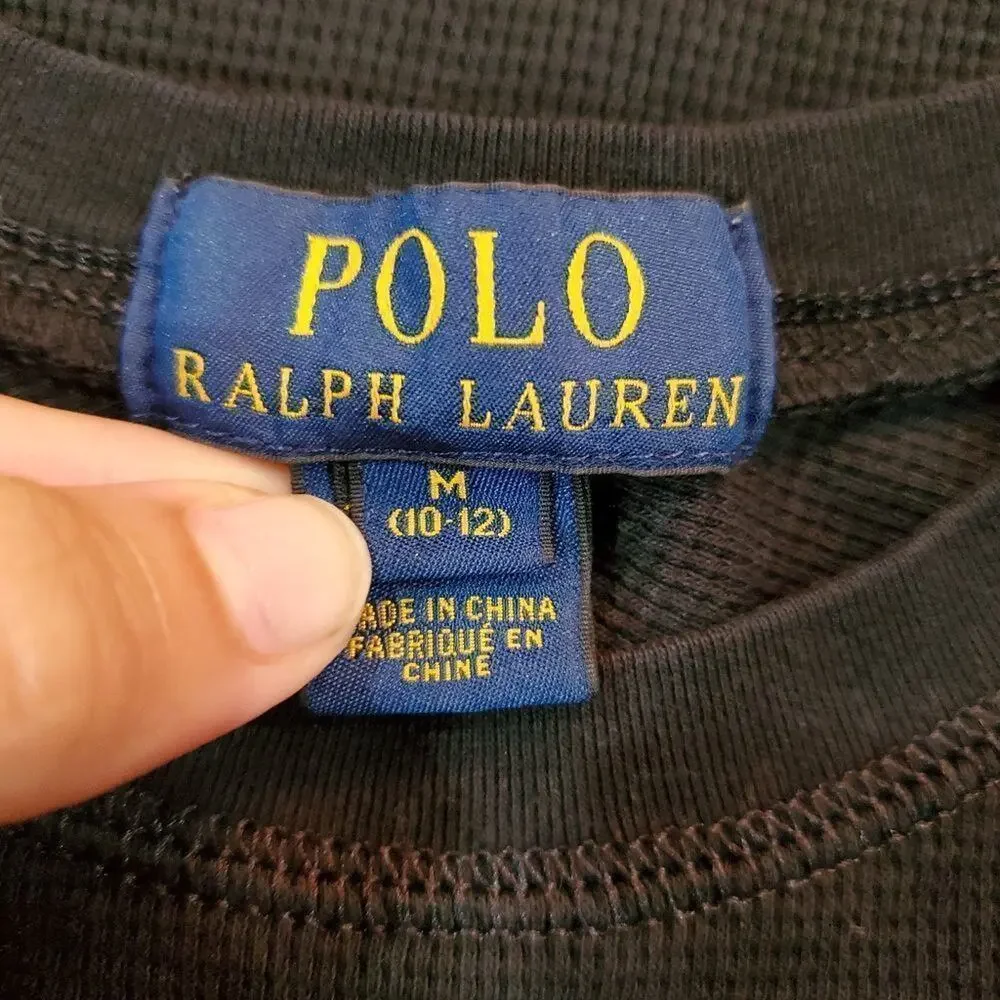 Polo ralph lauren boys medium long sleeve shirt